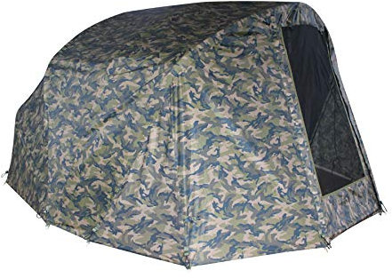 MK-Angelsport Winterskin Camou für Fort Knox 2.0 Dome 2 Mann (kein Zelt nur Überwurf), Carp Dome, Overwrap Bivvy/Angelzelt