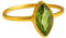 Petite Marquise Peridot vergoldet Sterling Silber Ring - Natürlicher Edelstein - Geburtstagsgeschenk - Weihnachtsgeschenk - Handgefertigte Geschenkideen für Frauen (Größe: US Size 7 / Diameter 17.3)