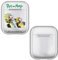 Head Case Designs Offizielle Rick and Morty Charakter Kunst Graphics Durchsichtig Harte Kristall Handyhülle Hülle Huelle kompatibel mit Apple AirPods 1 1st Gen / 2 2nd Gen Charging Case