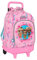 LOL SURPRISE! Glow Girl - Mochila Grande con Ruedas, Compacta, Extraíble, Ideal para Niños de Diferentes Edades, Cómoda y Versátil, Calidad y Resistencia, 33x22x45 cm, Color Rosa