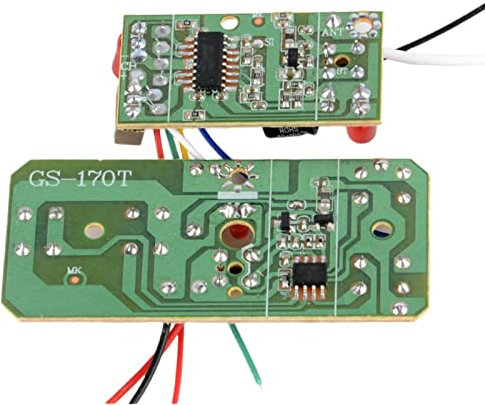 Baoblaze 4CH Control 27MHz Circuit PCB Transmitter Receiver Board for RC Car