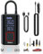 TEMOLA Compressore Aria Portatile Auto, Compressore 12v, 150PSI Mini Compressore Portatile Con Indicatore Di Pressione Digitale, Luce LED Per Pneumatici Dell'auto, Moto, SUV, Biciclette