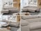 MKS MEBLE Ecksofa Sofa Beige, Wohnlandschaft L-Form mit Schlaffunktion und Bettkasten, Schlafsofa mit Bettkasten, Sofa mit Einstellbare Kopfstützen, Peter L - Beige Velvet - Links Beige