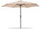 Acomoda Textil – Sombrilla de Jardín con Forro Anti UV. Parasol de Aluminio con Manivela, Toldo Octogonal 3 M Ø para Patios y Terrazas 244 x 300cm. (Beige)