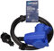 cartrend Explorer CEE Adapter mit CEE-Winkelkupplung und Schutzkontaktstecker, zum Anschluss von Wohnmobilen und Wohnwägen an Externe Stromversorgung, IP44, 1,5m, schwarz