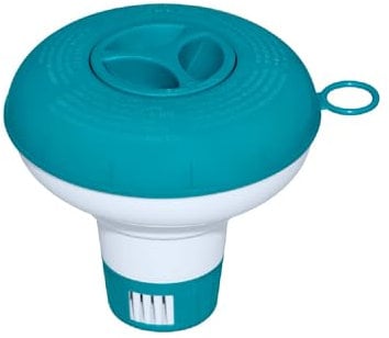 Bestway Mini distributeur flottant Flowclear™, diamètre : 12,5 cm, pour l'eau de piscine propre et cristalline