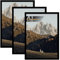 Tinkeps Bilderrahmen A3 (29,7x42 cm) 3er set, Schwarz Bilderrahmen Hergestellt aus Holzwerkstoff, Rahmen A3 Ideal für Fotos, Bilder, Poster