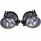 GBJHYRTR Auto LED Nebelscheinwerfer für Polo 9N MK4 Fox 5Z1/5Z3 5W0941699, Transparent Linse ABS DRL Tagfahrlicht Front Stoßstange Blinker Mit Glühbirnen,C A Pair