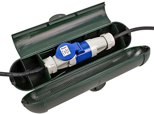 Sicherheitsbox für CEE Kupplungen , wasserdicht , mit Schloß