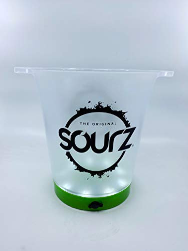 Sourz Kühler Flaschenkühler Eiskühler Getränkekühler Bar LED beleuchtet in grün und weiß