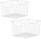 Mesh Storage Baskets - Pack of 2 | Wire Organiser Bins | Multi Purpose Wire Shelves | Bedroom, Kitchen or Bathroom Storage | Desk Organisation | M&W