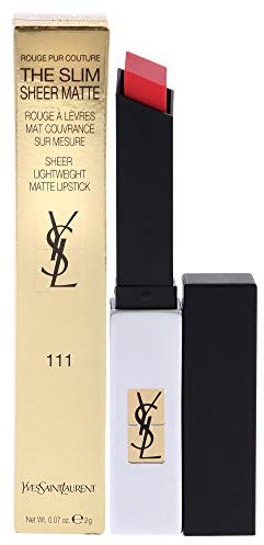 Yves Saint Laurent Rouge Pur Couture The Slim Sheer Matte, 111 Corail Explicite 30 g