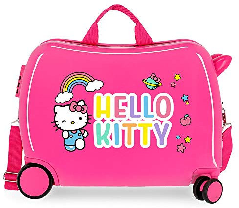 Hello Kitty You Are Cute, Valigia Per Bambine E Ragazze, Fucsia (Fuchsia), 50x39x20 cms