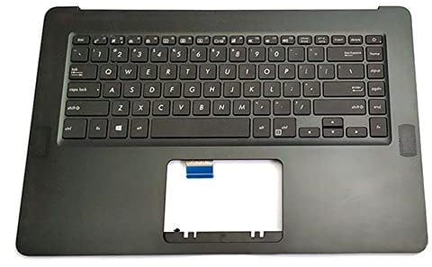 Replacement Laptop Upper Case Cover C Shell & Keyboard For ASUS ZENBOOK UX560 UX560UA UX560UQ UX560UX Black US English Layout Small Enter Key Layout