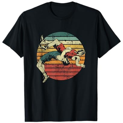 Vintage Wrestling Two Wrestlers Wrestling Lover T-Shirt