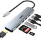 USB C Hub, atolla 7-in-1 Type C Hub with 4K HDMI Adapter, 100W Power Delivery Port, 3 USB 3.0 Ports, SD/TF Card Reader, USB C Multiport Adapter for MacBook Pro Air, Surface Pro, iPad Pro, XPS and more