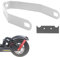 MotuTech Métal Support Garde Boue Arriere pour M365 Xiaomi M365 1S Essential Pro Pro 2 Trottinette Electrique Protection Accessoires Montage (Blanc)