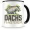 Samunshi® Dachs Tasse mit Spruch Dachs Flüsterer Geschenk für Dachs Fans Kaffeetasse Lustige Tassen zum Geburtstag 300ml
