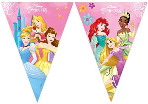 Procos Folat 93851P Bunting FSC Princess 2.3 Metres, Multi-Colour, Waist Unique