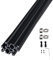 CNCYEAH 2 Stück V Typ Systemprofile 2040 300mm Aluminiumprofil Extrusions Eloxierte Linearschiene+2pcs L-Winkelsteckverbinder+50pcs T-Mutter+1pcs Schraubenschlüssel für 3D-Drucker und CNC DIY