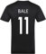 Wales FAW - Herren Trainingstrikot aus Polyester - Offizielles Merchandise - Geschenk für Fußballfans - Schwarz Bale 11 - XL