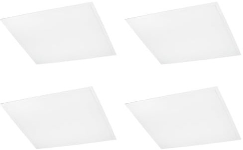 NCC-Licht 4 x LED Panel eckig 62x62cm Weiß IP20 40W 4600lm 840 Neutralweiß 4000K 120°