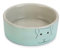Beeztees Gamelle de cochon d'Inde Frinca - Rongeur - Céramique - Gris/menthe - Diamètre : 10 x 4,5 cm