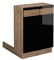 Vicco Armoire de Toilette Fame-Line, Chêne Noir Brillant/chêne doré, 60 x 81.6 cm sans Plan de Travail