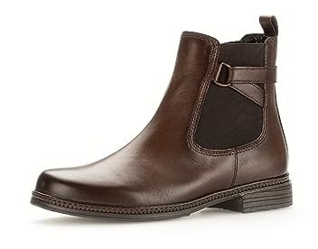 Gabor Damen Chelsea Boots | Frauen Stiefeletten | Wechselfußbett | Best Fitting | uebergangsstiefel | Winterschuhe | Sattel (Effekt) | 43 EU - 9 UK