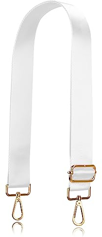 Allzedream väska axelrem ersättning justerbar remmar med metall vridbara krokar för handväska crossbody väska