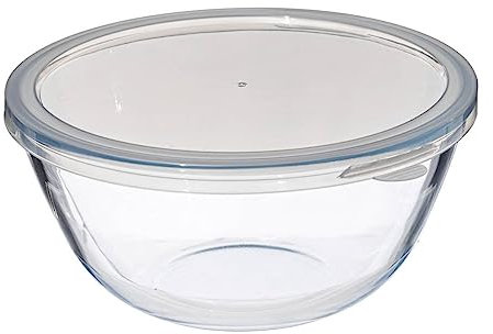 5five - bol de 2,7 l con tapa de cristal