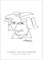 Für Ludwig van Beethoven Fans. Karikatur Postkarte