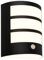 BRILONER - LED Wandleuchte ohne Stromanschluss mit Bewegungsmelder, Dämmerungssensor, 20 sek. Timer, Wandlampe Akku, Wandbeleuchtung außen, Außenleuchte, Outdoor Lampe, 18x15x7 cm, Schwarz