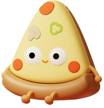Sharplace Pizza-Kinderzimmer-Nachtlicht, Pizza-Lampe, niedlich, lustig, weiche Schlafzimmer-Dekoration, tragbar für Kinderzimmer, Schlafzimmer,