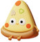 Sharplace Pizza-Kinderzimmer-Nachtlicht, Pizza-Lampe, niedlich, lustig, weiche Schlafzimmer-Dekoration, tragbar für Kinderzimmer, Schlafzimmer,