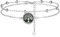 Lydreewam Lebensbaum Fußkettchen 925 Sterling Silber für Damen Grün Emaille Doppel Fußkette mit Kugeln Sommer Strand Fusskette, verstellbare 22+4cm