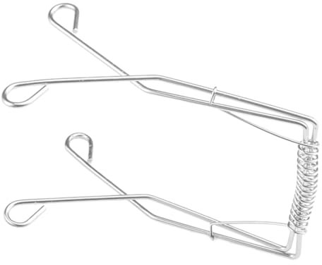 Roulade Clips - 304 Stainless Steel Burrito Clip | Stainless Steel Hook Shaped BBQ Kitchen Tongs | Strong Grip Food Tongs, Barbecue Clamp for Cooking Serving Grill BBQ, Kitchen Tools