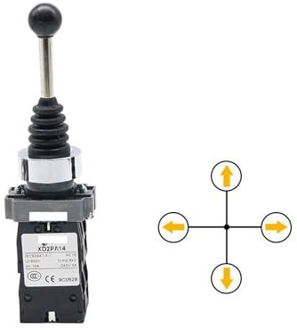 4NO 4 Position cross rocker switch XD2PA14 XD2PA24 joystick controllers /2NO 2 Position rocker switch XD2PA12 XD2PA22 HOROJDTH(XD2PA14)