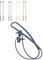 Wireless Earbud Anti-Lost Strap, for Beats Solo - Buds, Silicone Neck Earphone Lanyard, Headphone Holder Rope, Sports/Running Anti-Lost Buds Cord Accessories (Black)