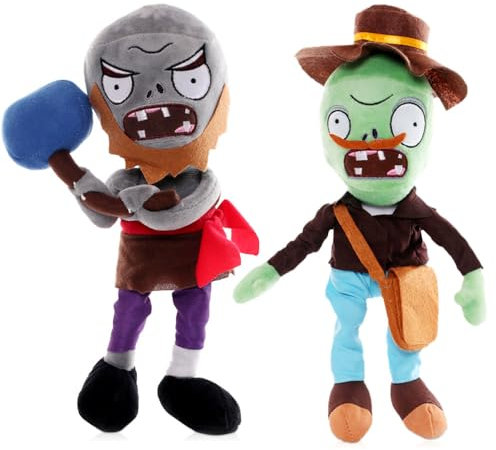 FISAPBXC Plants vs. Zombies Stuffed Animal Kawaii PVZ Plush Doll Anime Theme Soft Pillow Doll Home Decoration Birthday Christmas Toys Gifts 30cm