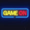 GAME ON - Targa al neon, con luce al neon, per gaming, per camera dei giochi, per la camera dei giochi, per adolescenti, idea regalo