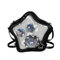Homvik Star Ita Bag Pins-Rucksack, niedlich, ästhetisch, mit Ita-Einsatz, Umhängetasche, Handtasche, PU-Leder, für Damen und Mädchen (Schwarz)