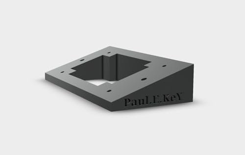 PaulEkey ANGLE MOUNT for Ring Video Doorbell 1/2/3/4/+ (New Pro 2024 Model)