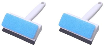 Ipetboom 2 Set Spazzola Per La Pulizia Del Filtri Per Acquari Finestra Aria Lavavetri Pulivetro Specchietto Tergicristallo Per La Pulizia Raschietto Per Acqua Non Tessuto 4 Pezzi * 2