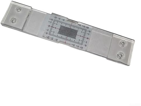 Fauhapyway Acryl Riss-Messgerät Monitor Instrument Messwerkzeug mit Schrauben für Wand Rissverfolgung Horizontale Vertikale Bewegungserkennung (A)