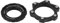 MechKit Aluminiumlegierung Centerlock Adapter Langable Achse Hub für Mountainbike (Schwarz)