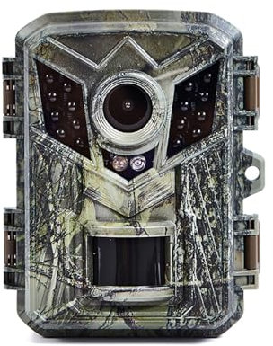 Caméra de chasse infrarouge 16 MP 1080p jour nuit double usage écran TFT 5,1 cm caméra d'enregistrement vidéo pour la chasse Observation des animaux surveillance maison étanche IP66