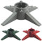 Modern Christmas Tree Stand/Base-Halter mit Reservoir ? Neueste modernes Design mit 4 Way abnehmbaren Beinen - silber