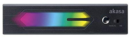 Akasa AK-RLD-01 RGB LED Controller Panel for 3.5-Inch PC Bay - Red/Green/Blue