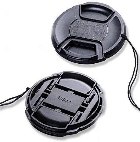Universal Objektivdeckel Objektivkappe Ø 82 mm mit Verschluss Easy-Clip und Schnur